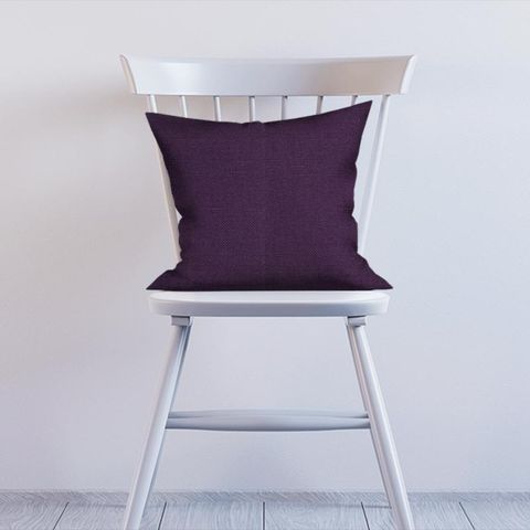 Quadrant Deep Plum Cushion