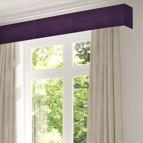 Quadrant Deep Plum Pelmet