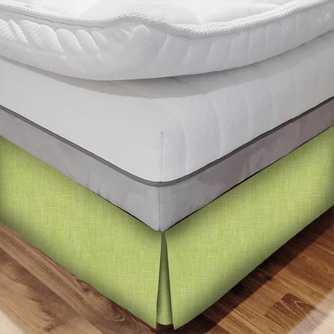 Gamma Spring Green Bed Base Valance