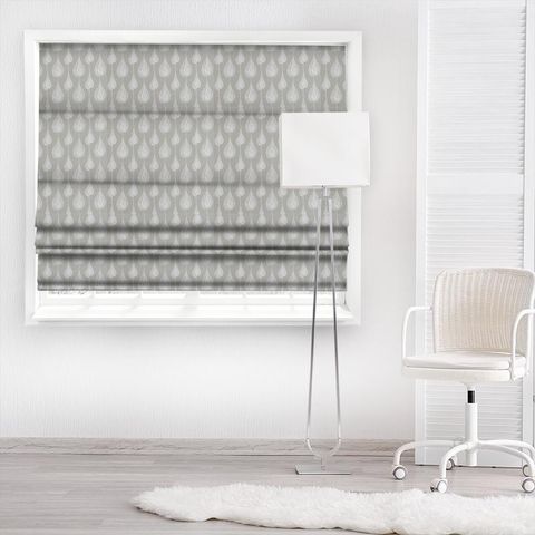 Gigi French Grey Made To Measure Roman Blind