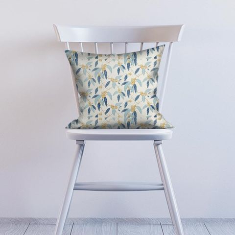 Coppice Sarffron/Cobalt Cushion