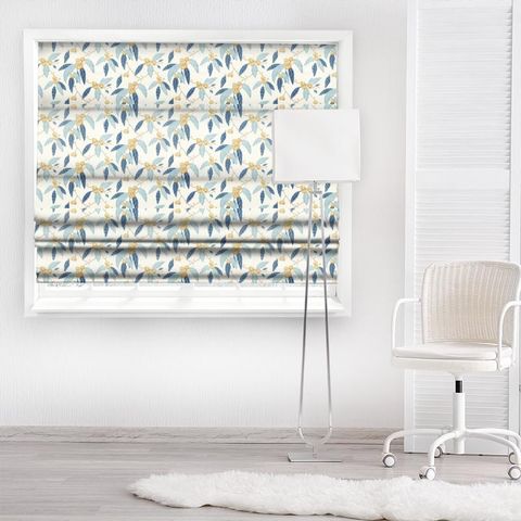 Coppice Sarffron/Cobalt Made To Measure Roman Blind