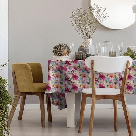 Flores Fuchsia/Zest/Azure Tablecloth