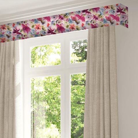 Flores Fuchsia/Zest/Azure Pelmet