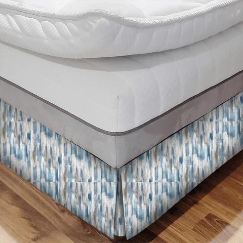 Estrato Denim/Nude/Sky Bed Base Valance