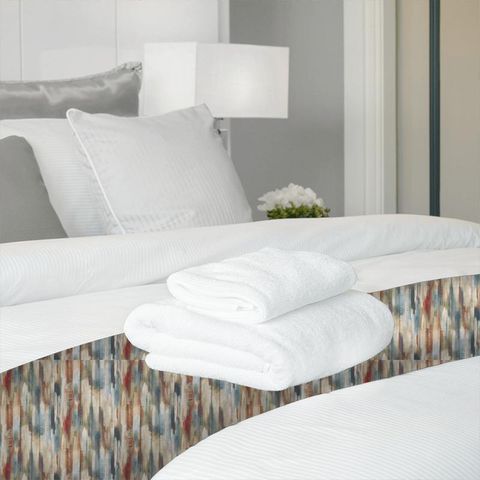 Estrato Rust/Ruby/Nordic Blue Bed Runner
