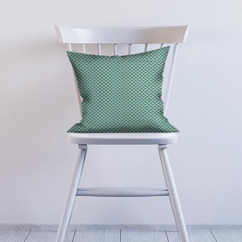 Petrova Kingfisher/Bronze Cushion