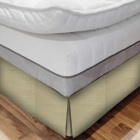 Petrova Citrus/Graphite Bed Base Valance