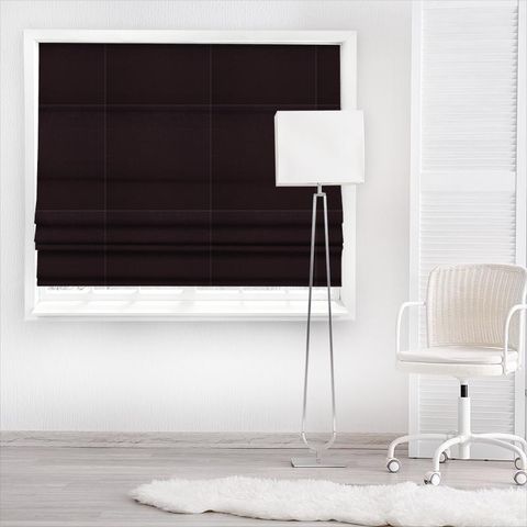 Villus Charcoal Made To Measure Roman Blind