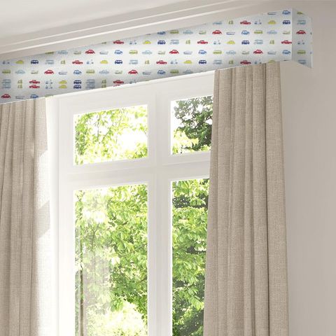 Go Go Retro Strawberry Sky Blue Lemon and Natural Pelmet
