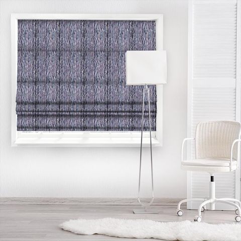 Nuru Heather / Berry / Midnight Made To Measure Roman Blind