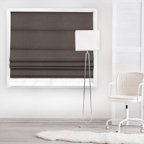 Amoret Anthracite Made To Measure Roman Blind