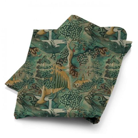 Verdure Tapestry Green Fabric