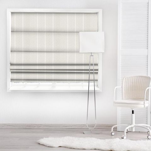 Odell White Opal Made To Measure Roman Blind