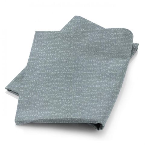 Stitch Plain Silver Fabric