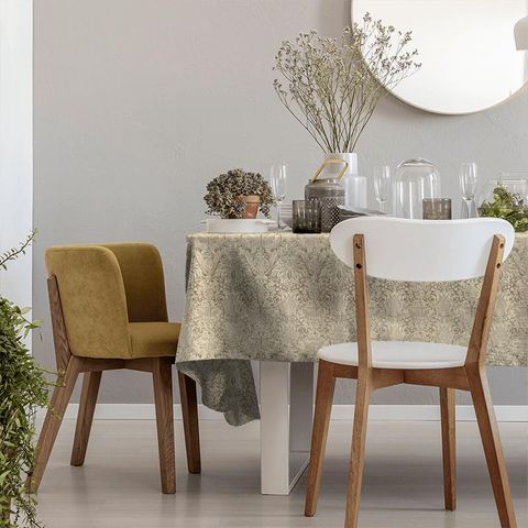 Mitford Weave Fossil Tablecloth