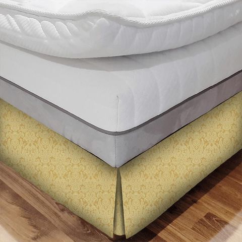 Brocatello Beige/Gold 1 Bed Base Valance