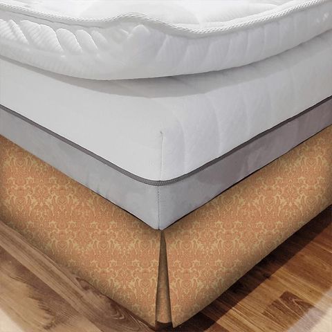 Brocatello Terracotta 1 Bed Base Valance