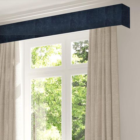 Curzon Indigo Pelmet