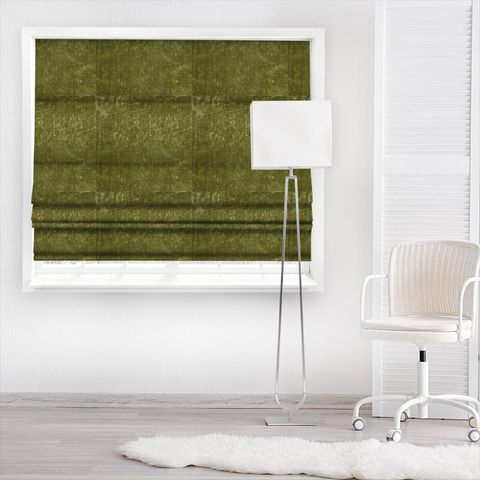 Curzon Classic Green Made To Measure Roman Blind