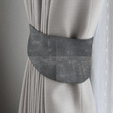 Curzon Charcoal Tieback