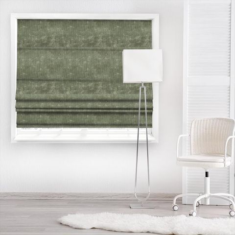Curzon Sage Green Made To Measure Roman Blind