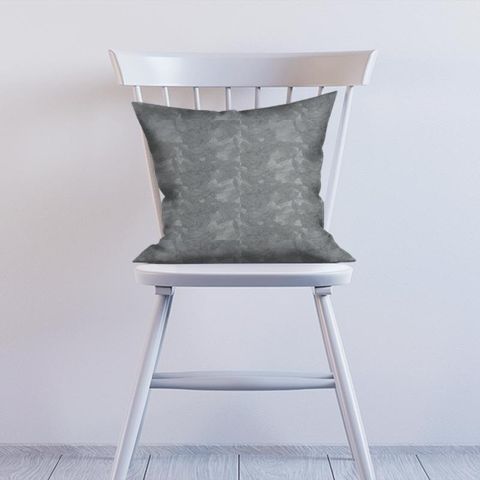 Cirrus Embroidery Blue/Grey Cushion