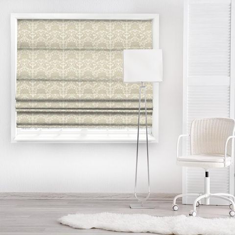 Villandry Weave White Opal Made To Measure Roman Blind