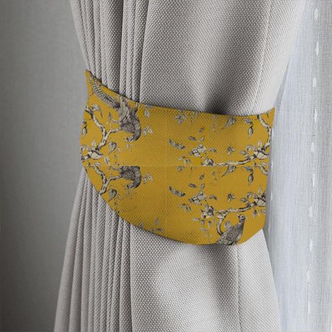 Darnley Toile Velvet Velvet Tigers Eye Tieback