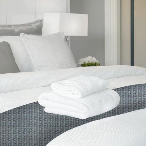 Loelia Blue Stone Bed Runner