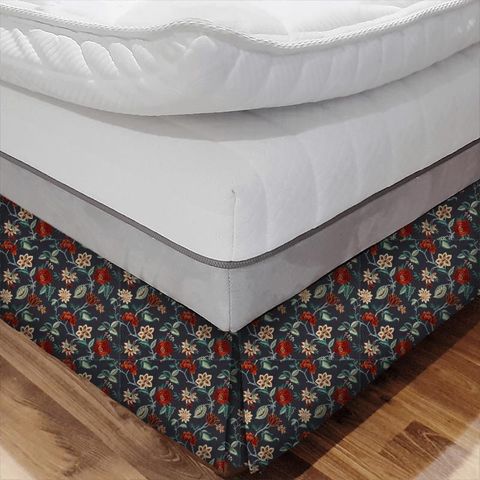 Anjolie De Novo Amber/Ink Bed Base Valance