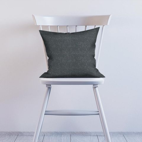 Wallis Velvet Charcoal Cushion