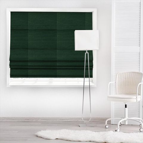 Curzon Huntsman Green Made To Measure Roman Blind