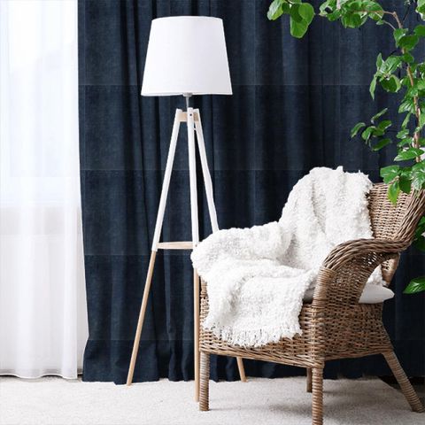 Curzon Indigo Zoffany Made To Measure Curtain