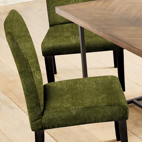 Curzon Classic Green Zoffany Seat Pad Cover