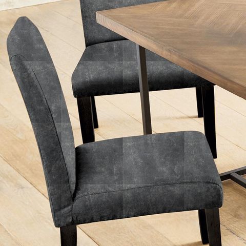 Curzon Charcoal Zoffany Seat Pad Cover