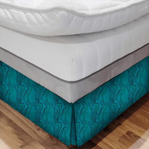 Serpentine Blue Malachite Bed Base Valance