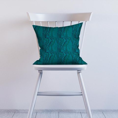 Serpentine Blue Malachite Cushion