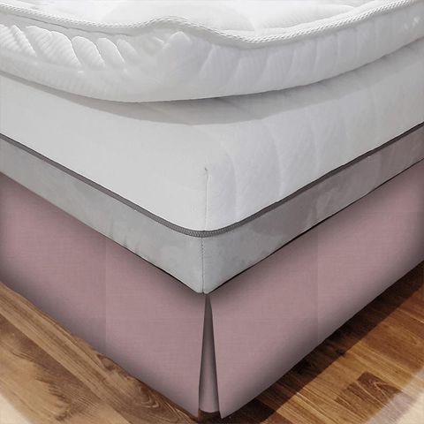 Zoffany Linens Grey Violet Bed Base Valance