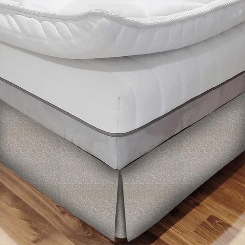 Metallo Grey Pearl Bed Base Valance