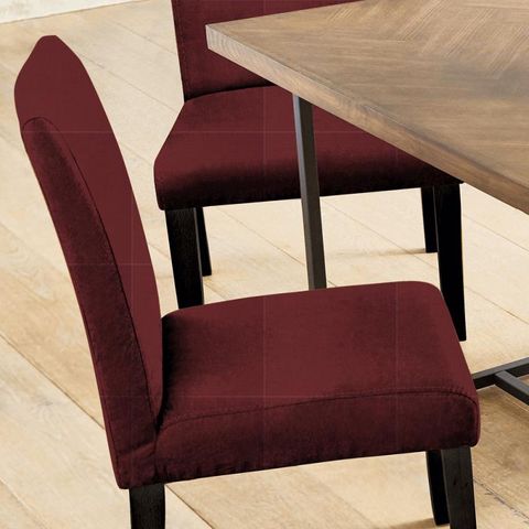 Zoffany Linens Shaker Red Seat Pad Cover
