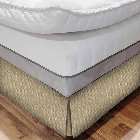 Lustre Antique Linen Bed Base Valance