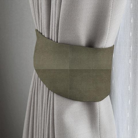 Quartz Velvet Antique Linen Tieback