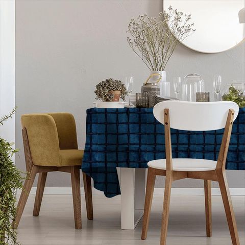 Tespi Square Indigo Tablecloth