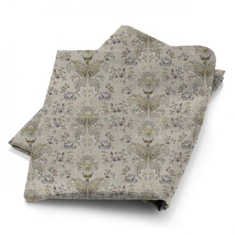 Stitch Damask Mineral Fabric