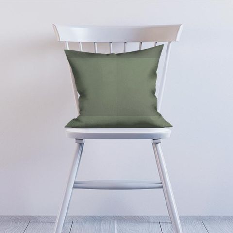 Zephyr Plain Green Stone Cushion