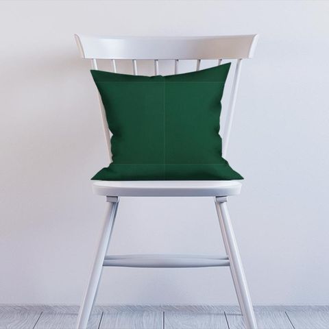 Zephyr Plain Huntsman Green Cushion