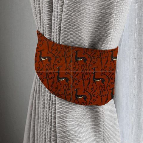 Deco Deer Velvet Deer Velvet Sahara Tieback