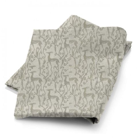 Deco Deer Empire Grey Fabric