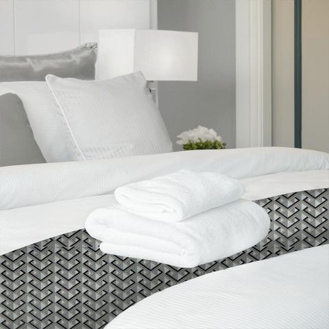 Kuba Zinc Bed Runner